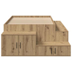 Storage Bed Frame Artisan Oak 75 cm Engineered Wood
