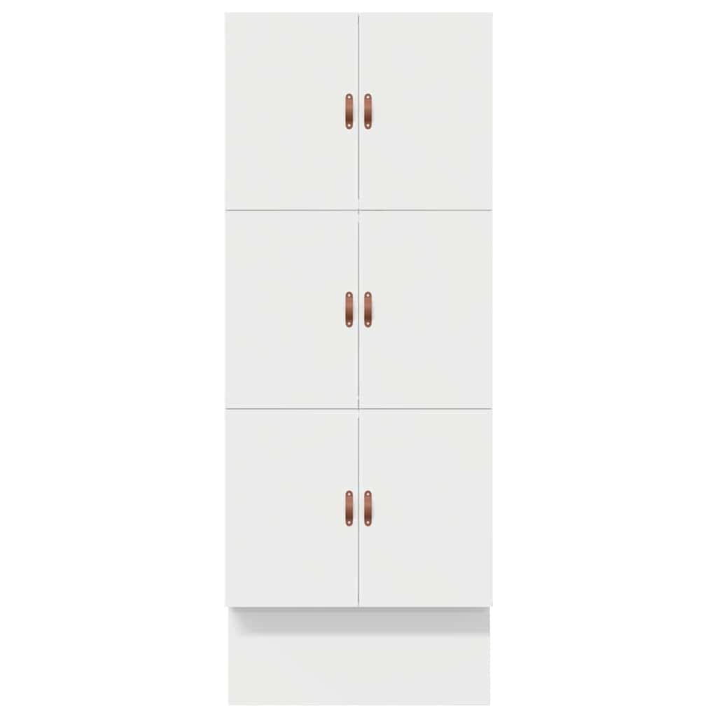 Storage Bed Frame with Drawer White 80 cm Engineered Wood