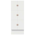 Storage Bed Frame with Drawer White 90 cm Engineered Wood