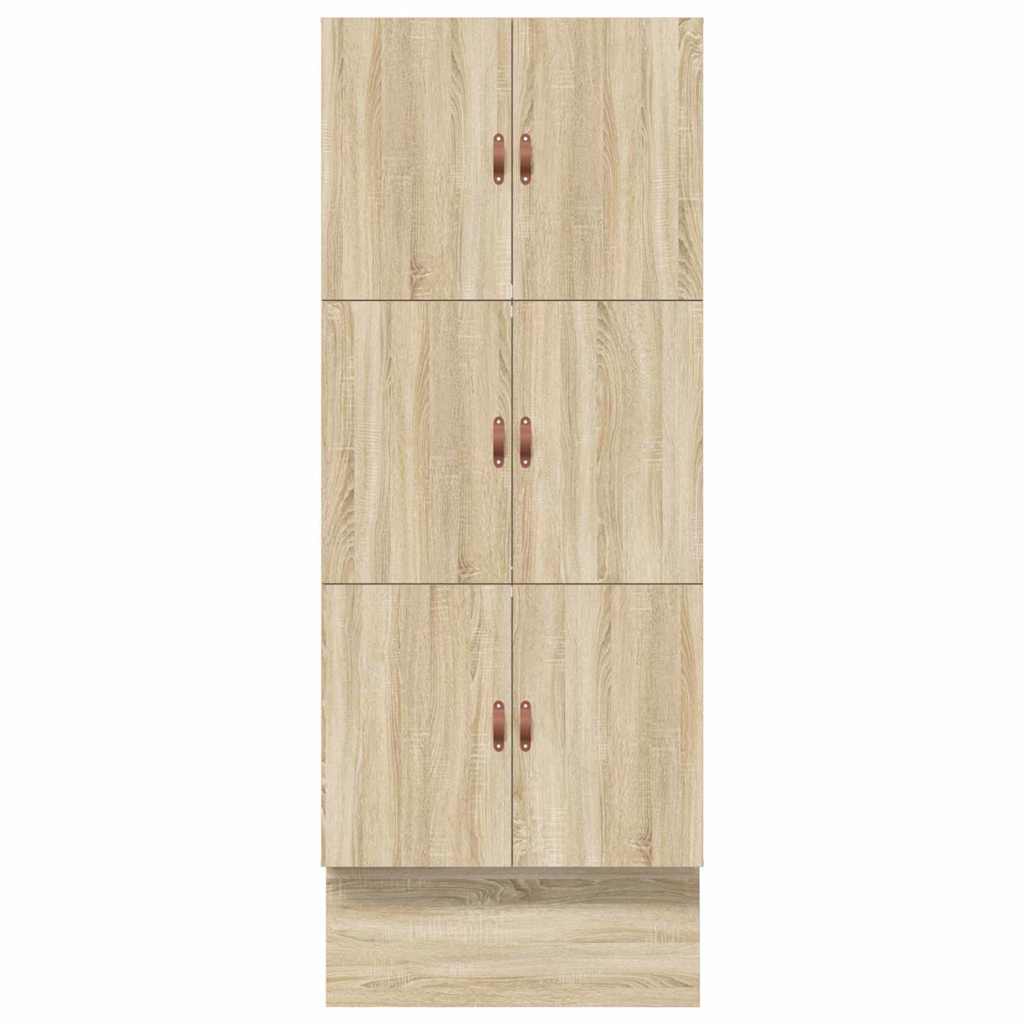 Storage Bed Frame with Drawer Sonoma Oak 100 cm Engineered Wood