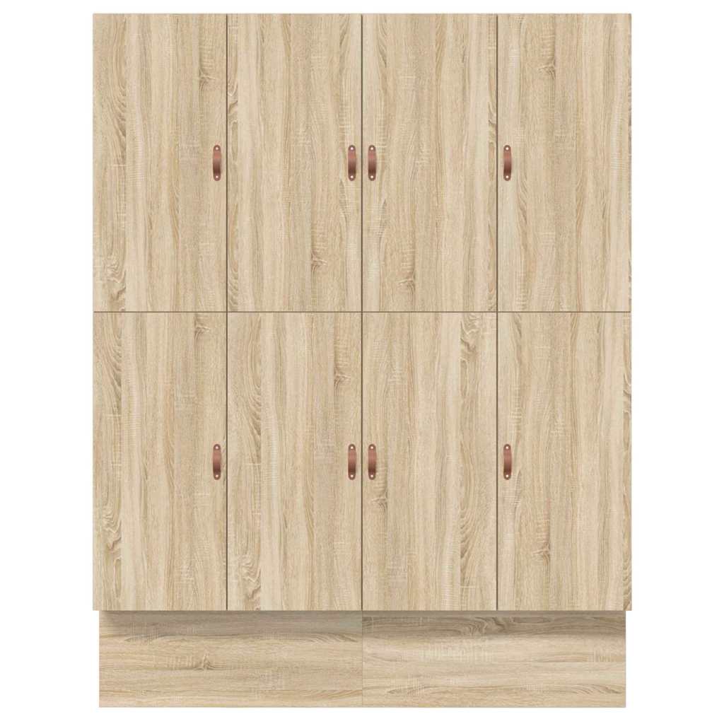 Storage Bed Frame with Drawer Sonoma Oak 200 cm Engineered Wood