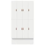 Storage Bed Frame with Drawer White 120 cm Engineered Wood