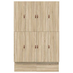 Storage Bed Frame with Drawer Sonoma Oak 140 cm Engineered Wood