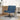 Swivel Chair Manual Blue 63 x 75 x 76 cm Fabric