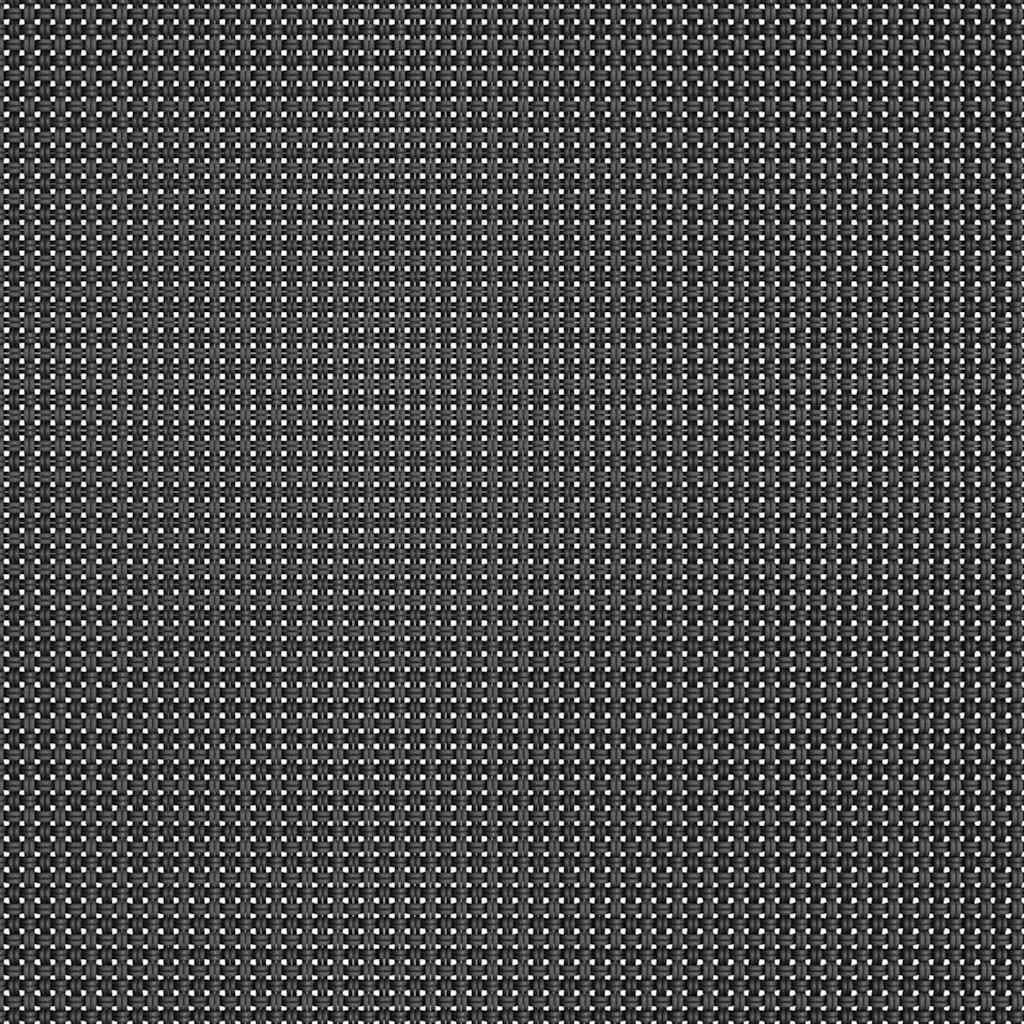 Garden Dining Set 7 pcs Black Steel