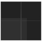 Garden Dining Set 9 pcs Black Steel