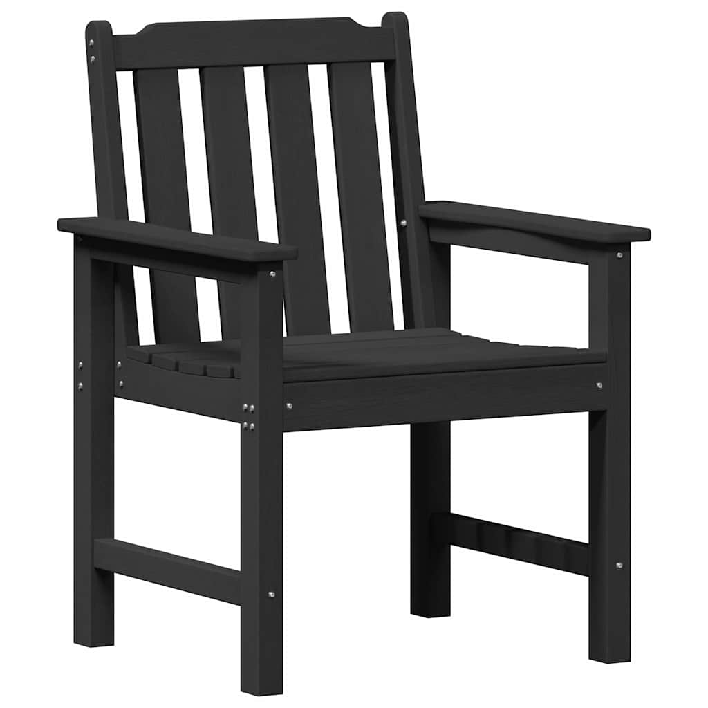 Garden Chair 4 pcs Black 65.5 x 59 x 88 cm Polyethylene