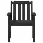 Garden Chair 4 pcs Black 65.5 x 59 x 88 cm Polyethylene