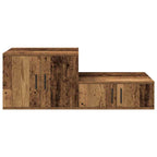 Storage Cabinet 2 pcs Old Wood 127 x 41 x 40 cm Engineered Wood