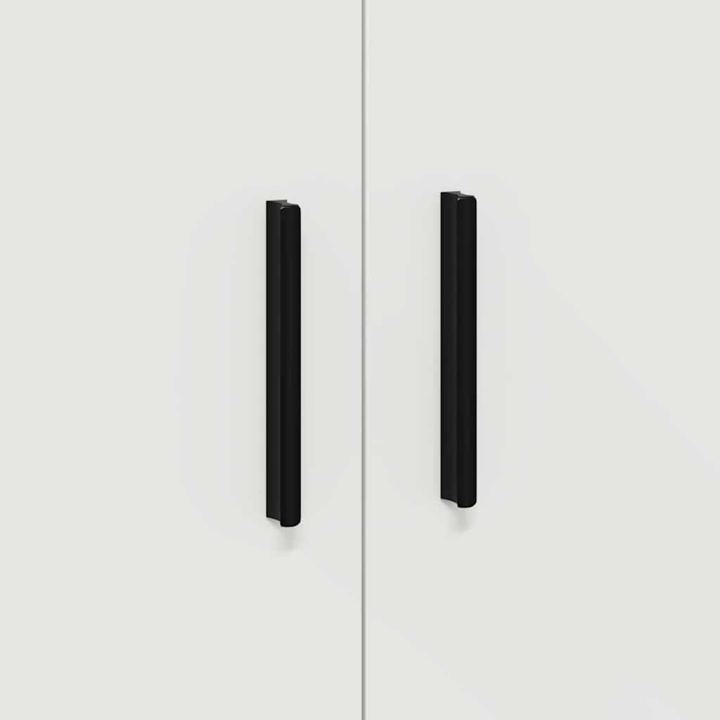 Storage Cabinet 2 pcs White 118 x 41 x 40 cm Engineered Wood