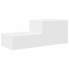 Storage Cabinet 2 pcs White 118 x 41 x 40 cm Engineered Wood