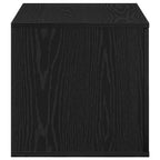 Storage Cabinet 2 pcs Black Oak 118 x 41 x 40 cm