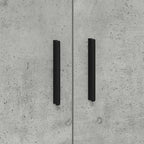 Storage Cabinet 2 pcs Concrete Grey 118 x 41 x 40 cm