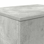 Storage Cabinet 2 pcs Concrete Grey 108 x 41 x 40 cm