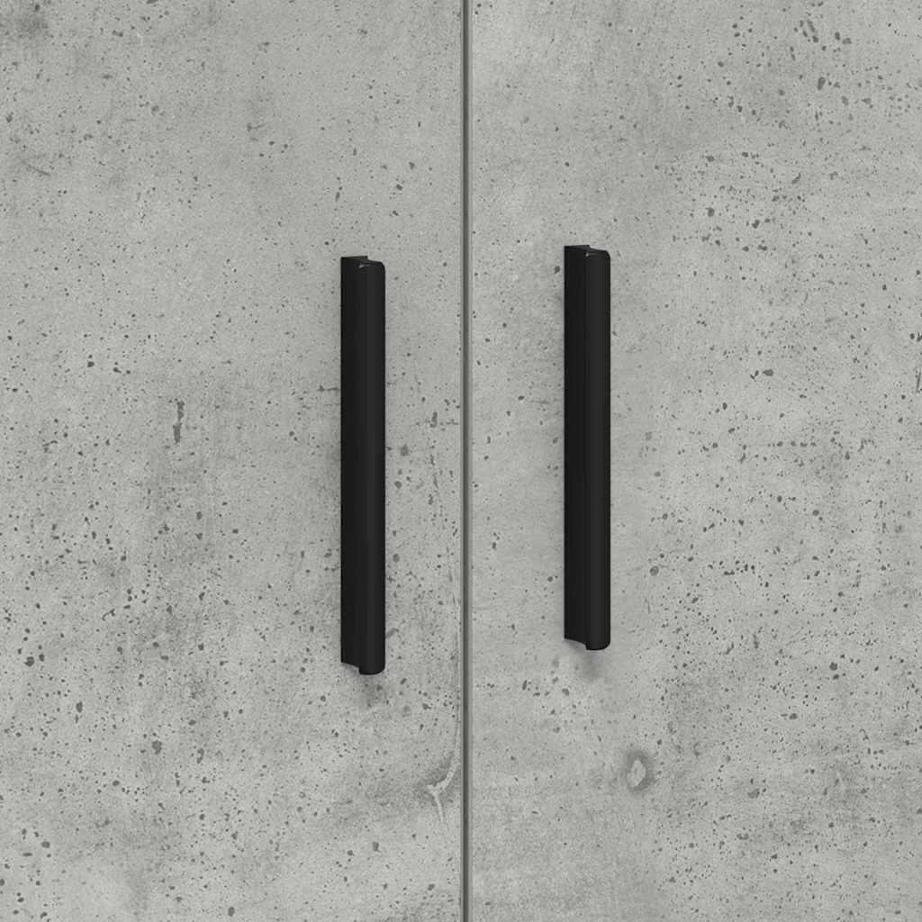 Storage Cabinet 2 pcs Concrete Grey 108 x 41 x 40 cm