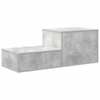 Storage Cabinet 2 pcs Concrete Grey 108 x 41 x 40 cm