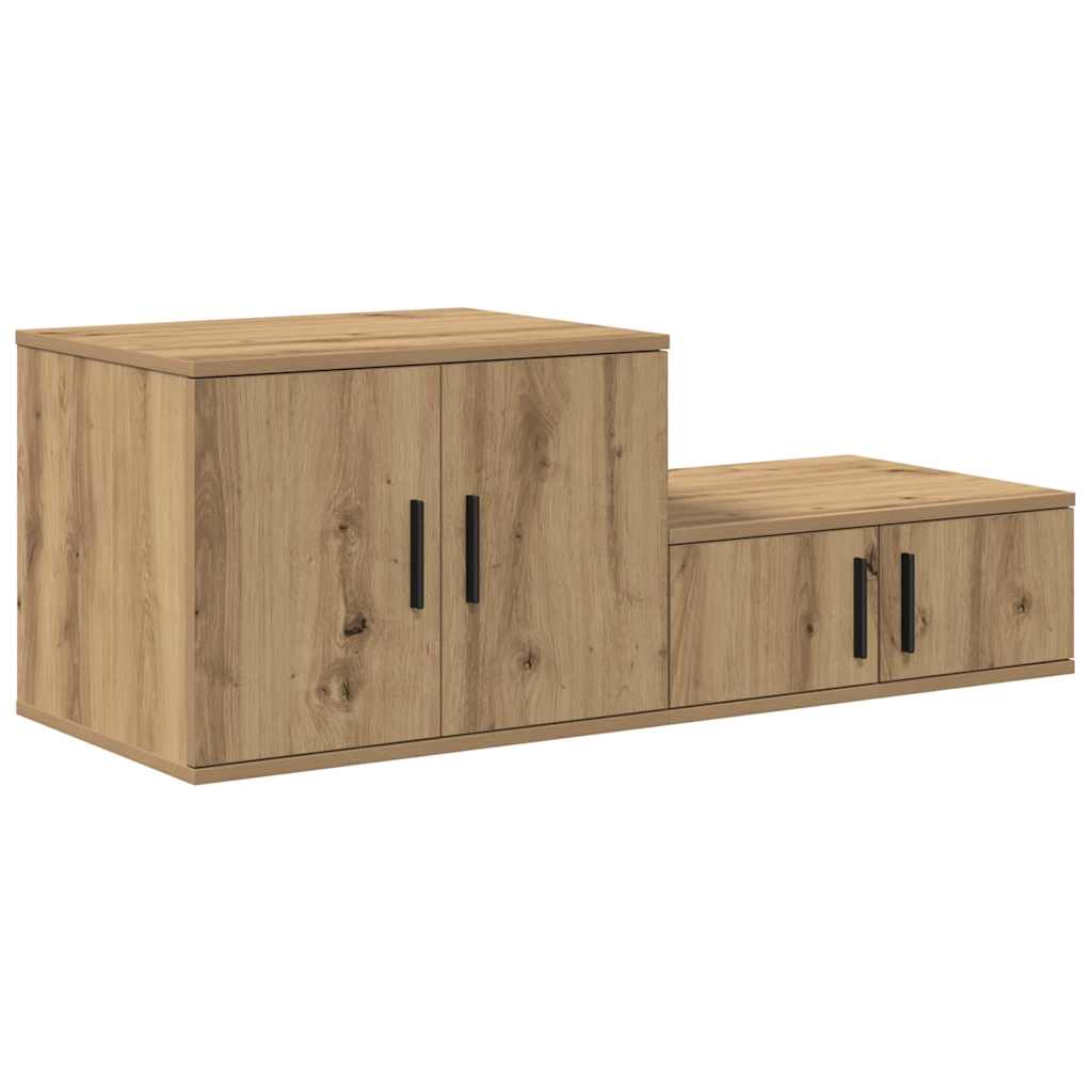 Storage Cabinet 2 pcs Artisan Oak 108 x 41 x 40 cm