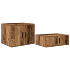 Storage Cabinet 2 pcs Old Wood 103 x 41 x 40 cm Engineered Wood