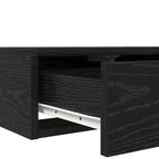 Bed Drawers Black Oak 100 x 36.5 x 16.5 cm Engineered Wood