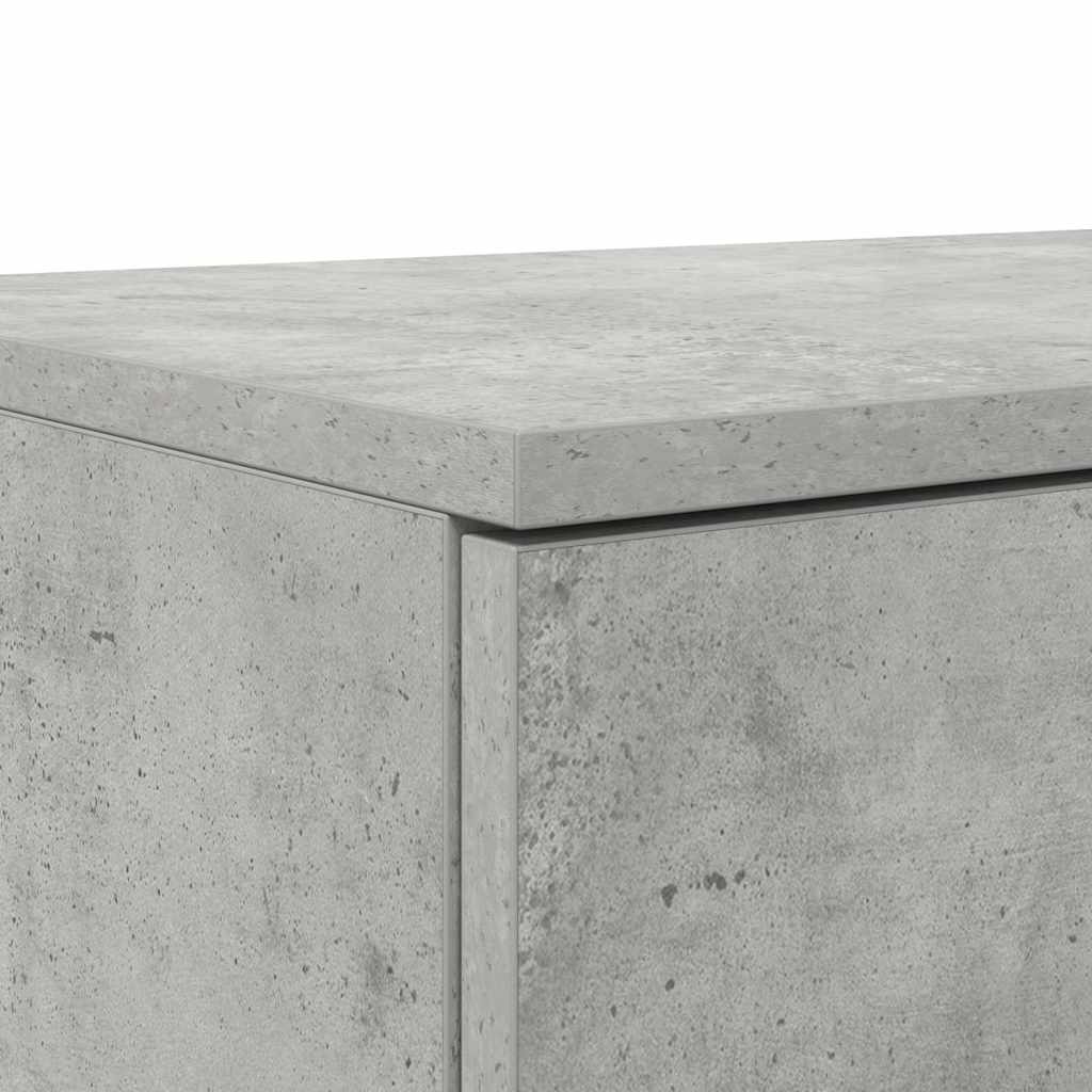 Bed Drawers Concrete Grey 100 x 36.5 x 16.5 cm Engineered Wood