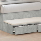 Bed Drawers Concrete Grey 100 x 36.5 x 16.5 cm Engineered Wood