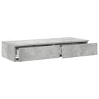 Bed Drawers Concrete Grey 100 x 36.5 x 16.5 cm Engineered Wood
