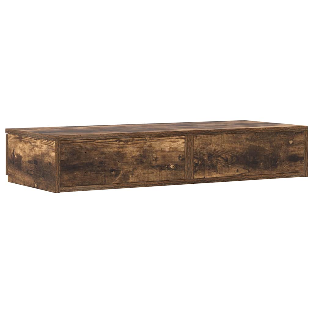 Bed Drawers Smoked Oak 100 x 36.5 x 16.5 cm Engineered Wood