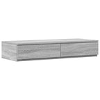 Bed Drawers Grey Sonoma 100 x 36.5 x 16.5 cm Engineered Wood