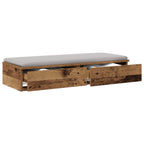 Bed Drawers Old Wood 100 x 36.5 x 16.5 cm Engineered Wood