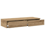 Bed Drawers Artisan Oak 100 x 36.5 x 16.5 cm Engineered Wood