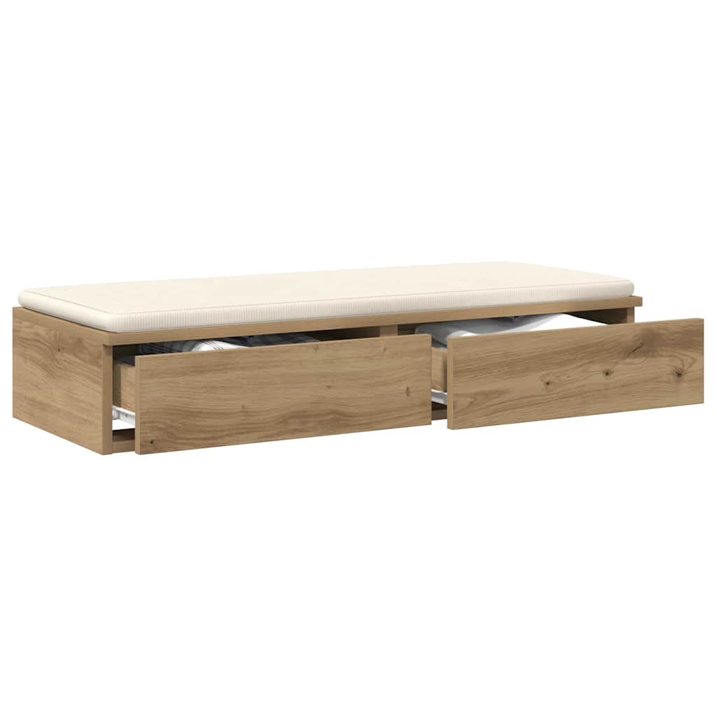 Bed Drawers Artisan Oak 100 x 36.5 x 16.5 cm Engineered Wood