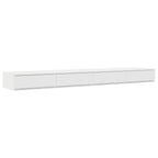 Bed Drawers White 200 x 36.5 x 16.5 cm Engineered Wood