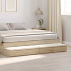 Bed Drawers Sonoma Oak 200 x 36.5 x 16.5 cm Engineered Wood