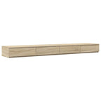 Bed Drawers Sonoma Oak 200 x 36.5 x 16.5 cm Engineered Wood
