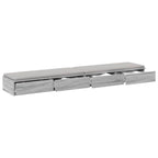 Bed Drawers Grey Sonoma 200 x 36.5 x 16.5 cm Engineered Wood