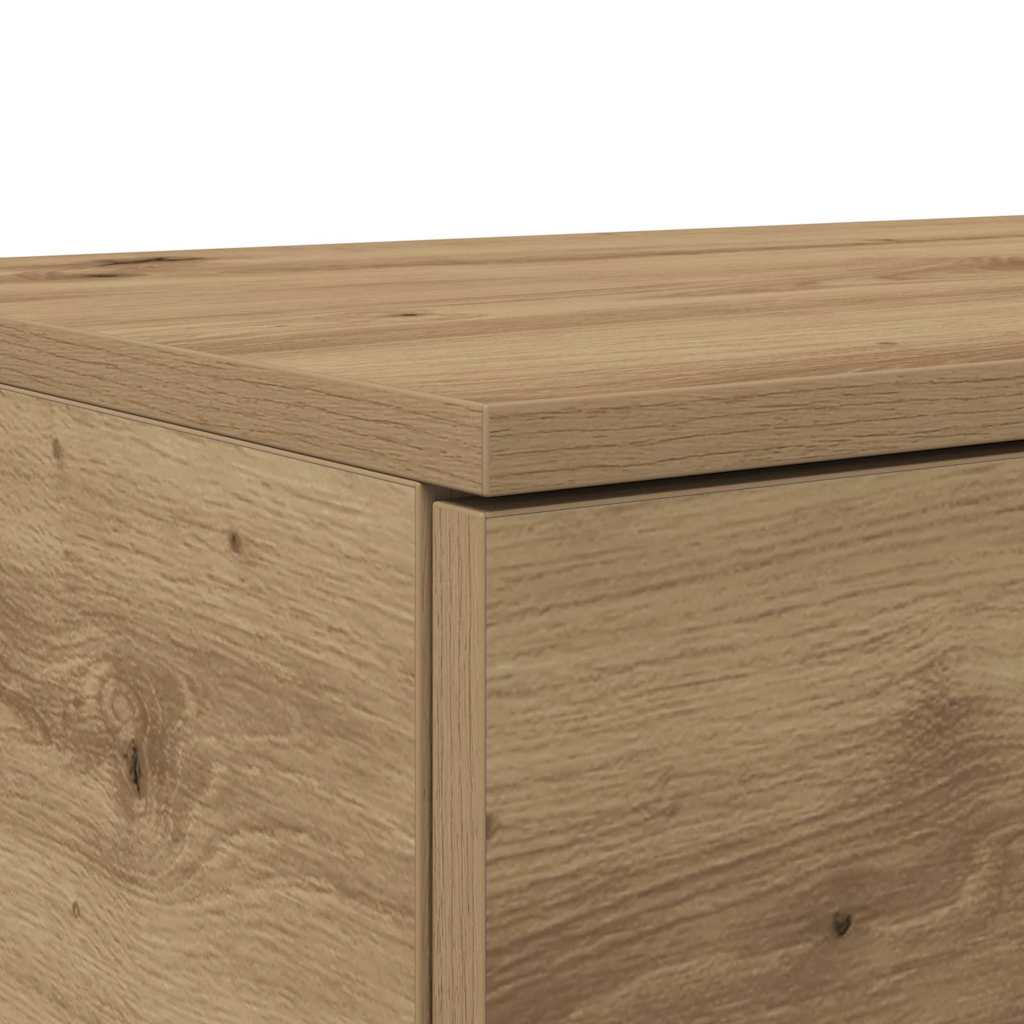 Bed Drawers Artisan Oak 200 x 36.5 x 16.5 cm Engineered Wood