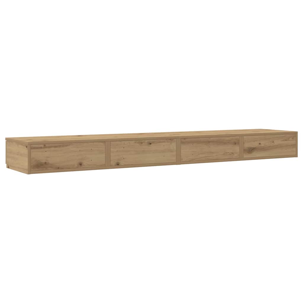 Bed Drawers Artisan Oak 200 x 36.5 x 16.5 cm Engineered Wood