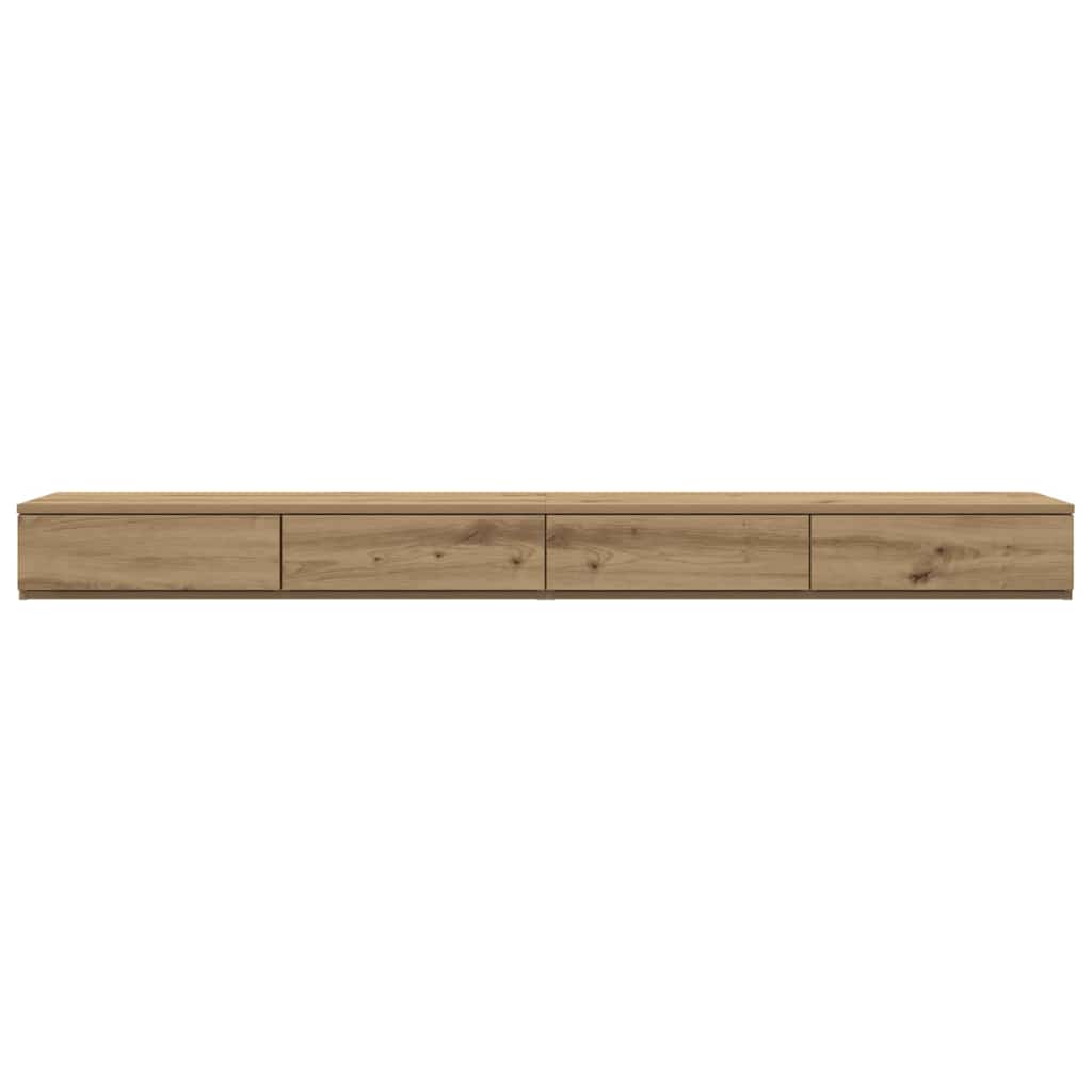 Bed Drawers Artisan Oak 200 x 36.5 x 16.5 cm Engineered Wood