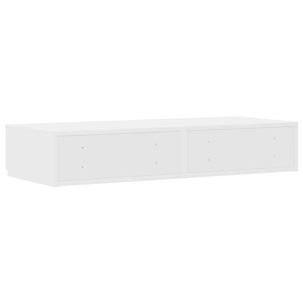 Bed Drawers White 80 x 36.5 x 16.5 cm Engineered Wood
