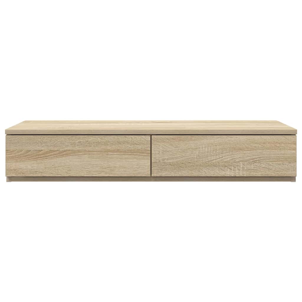 Bed Drawers Sonoma Oak 80 x 36.5 x 16.5 cm Engineered Wood