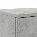 Bed Drawers Concrete Grey 80 x 36.5 x 16.5 cm Engineered Wood