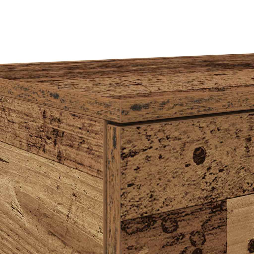 Bed Drawers Old Wood 80 x 36.5 x 16.5 cm Engineered Wood