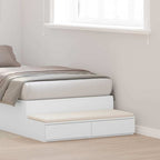 Bed Drawers White 90 x 36.5 x 16.5 cm Engineered Wood