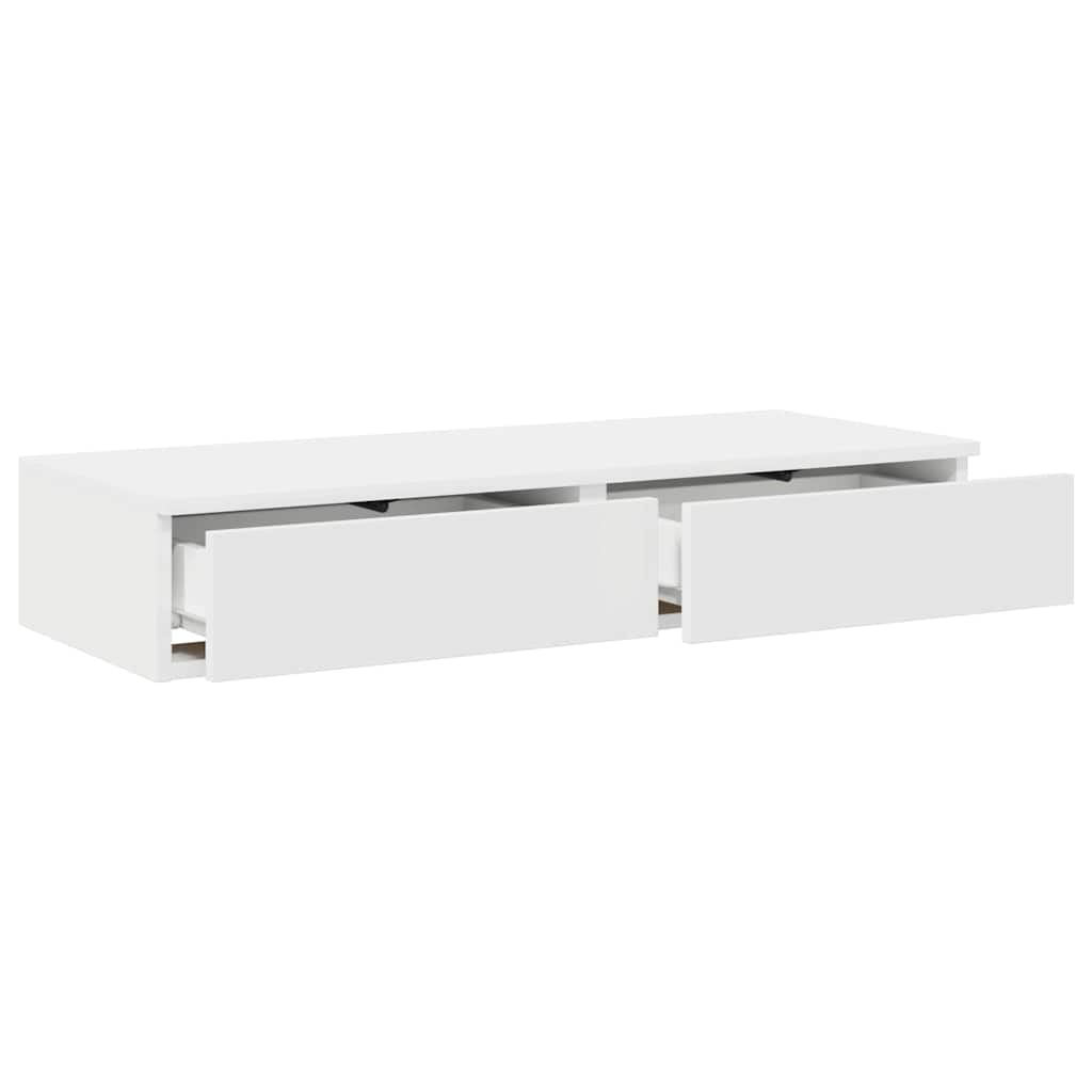Bed Drawers White 90 x 36.5 x 16.5 cm Engineered Wood