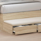 Bed Drawers Sonoma Oak 90 x 36.5 x 16.5 cm Engineered Wood