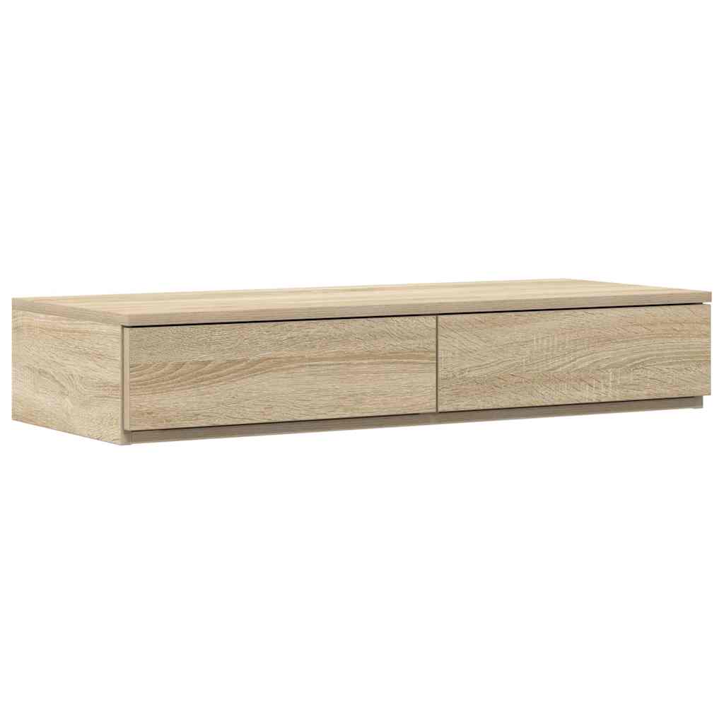 Bed Drawers Sonoma Oak 90 x 36.5 x 16.5 cm Engineered Wood