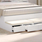 Bed Drawers White 120 x 36.5 x 16.5 cm Engineered Wood