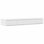 Bed Drawers White 120 x 36.5 x 16.5 cm Engineered Wood