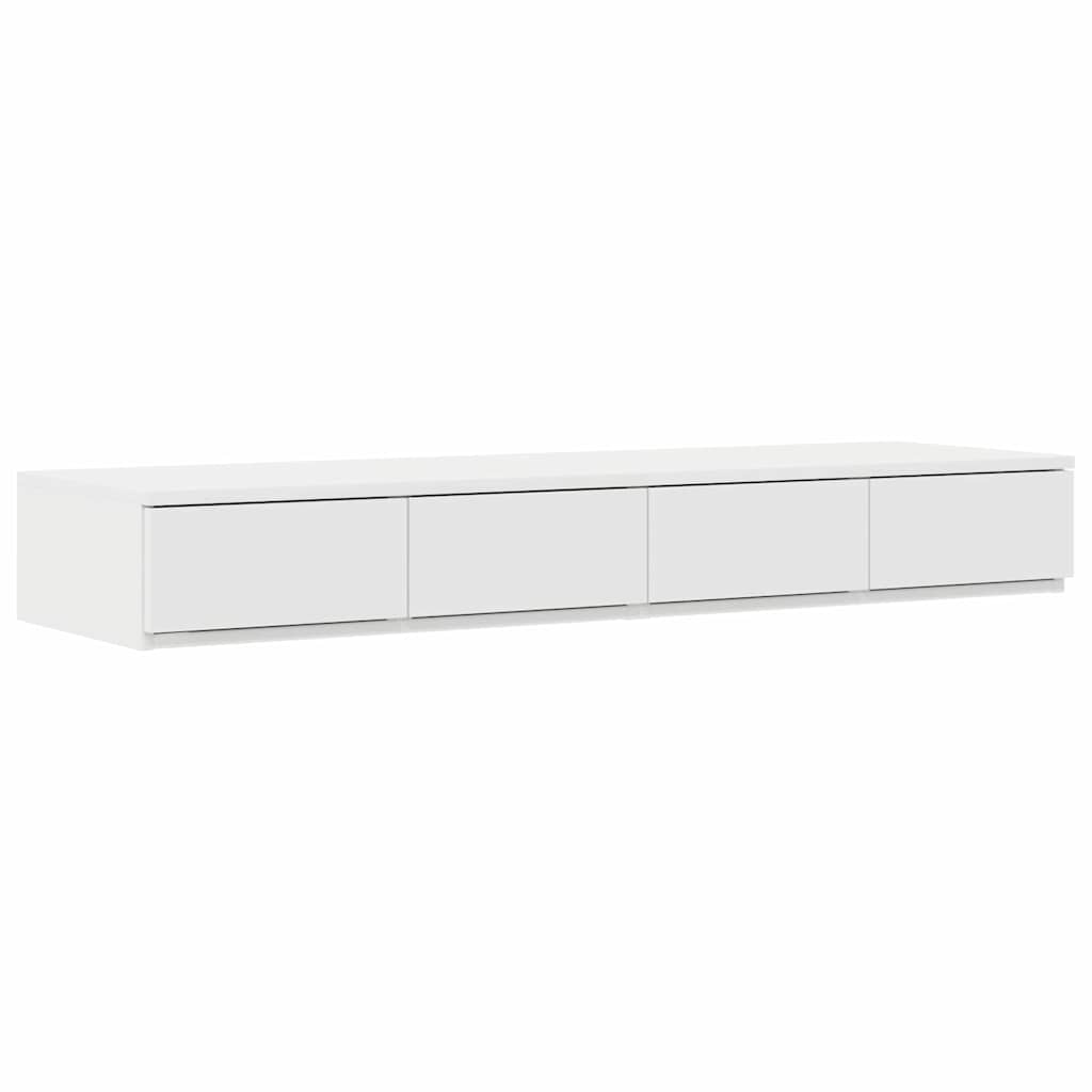 Bed Drawers White 120 x 36.5 x 16.5 cm Engineered Wood