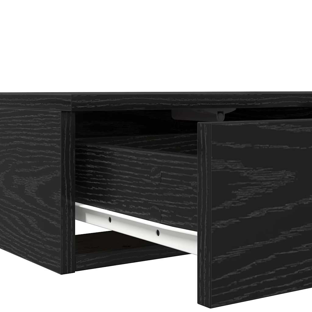 Bed Drawers Black Oak 120 x 36.5 x 16.5 cm Engineered Wood